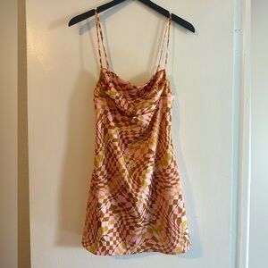 AFRM multicolor mini dress size S